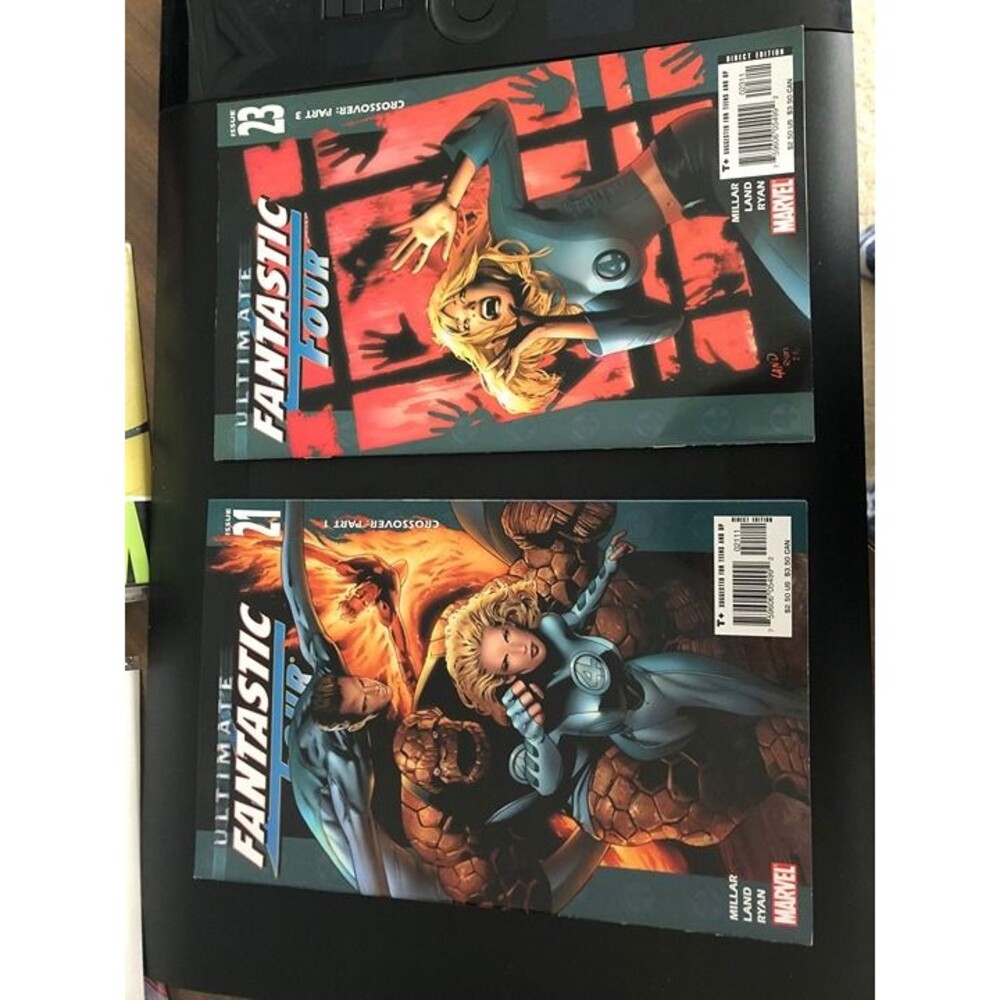 Ultimate Fantastic Four 21,,23 1st cameo/App Marvel Zombies Miller 2005 VF